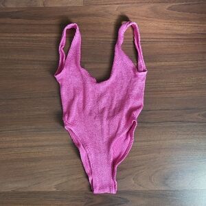 NWT Bond-Eye Mara One-Piece Swimsuit in Fuschia